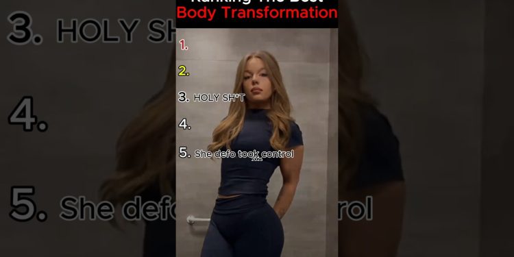 Ranking The Best Women's Body Transformation🫡 #shorts #transformation #gym