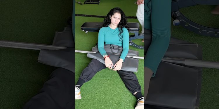 Trust the thrust 😅 #ramyagopalkancharla #ramyamoksha #fitnessgym #fitness