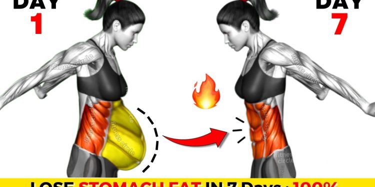 🔥 30 Standing Ab Workouts to Burn Belly Fat & Exercise to Lose Stomach Fat in Just 7 Days!