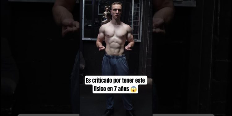 Es criticado por tener este físico en 7 años de entrenamiento #gym#fitness #musculos #mma