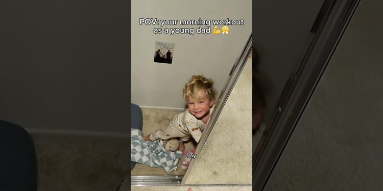 POV: your morning workout as a young dad
