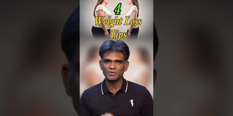 Simple & effective 4 weightloss diet tips #weightlosstips #weightlossathome #weightlossforbeginners