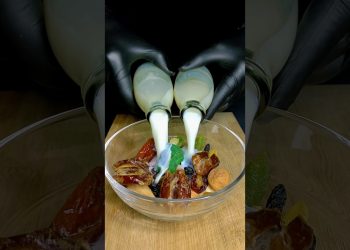 Dry Fruits Healthy Milkshake ASMR #shorts