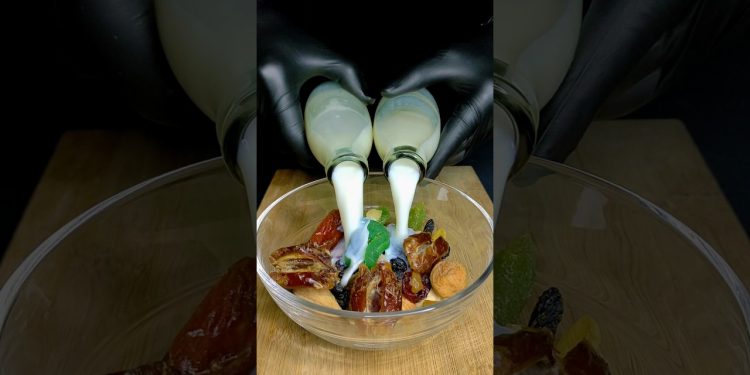 Dry Fruits Healthy Milkshake ASMR #shorts