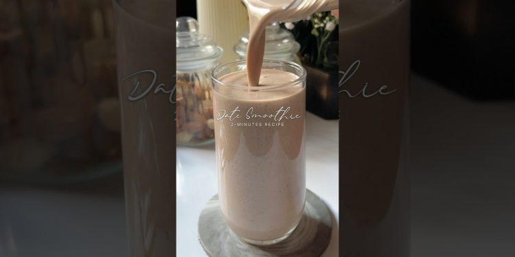 Healthy Dates Smoothie🥛#shorts #healthy #smoothie #easyrecipe