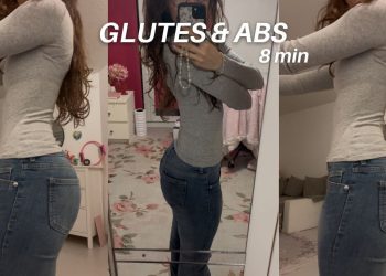 Glutes and abs workout // A Workout You Can Do Everyday // 8 min