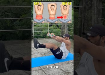 5 min Unique Abs workout || DAY – 23 || abs in 7 weeks #fitness  #gym  #abs  #weightloss