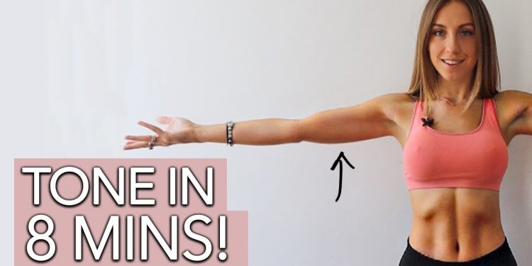 Tone Your Arms Workout – No Equipment (QUICK + INTENSE)