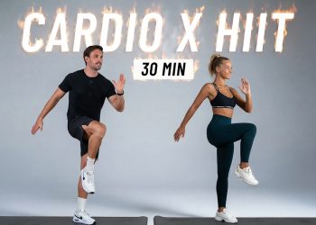 30 MIN CARDIO HIIT WORKOUT – ALL STANDING – Full Body, No Equipment, No Repeats