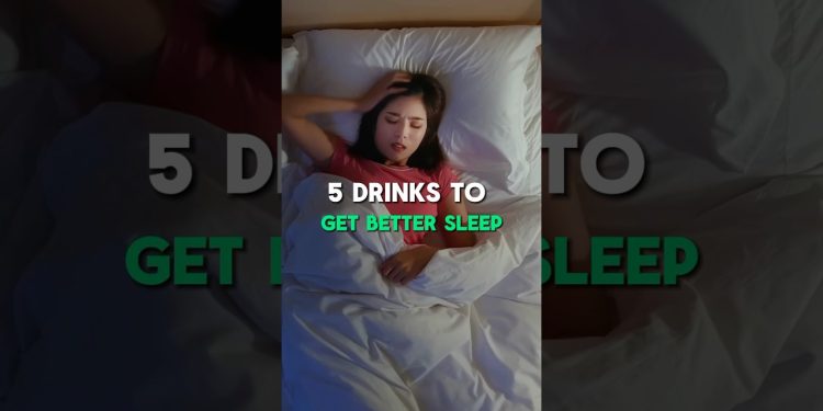 5 drinks to get better sleep. #health #sleep #wellness