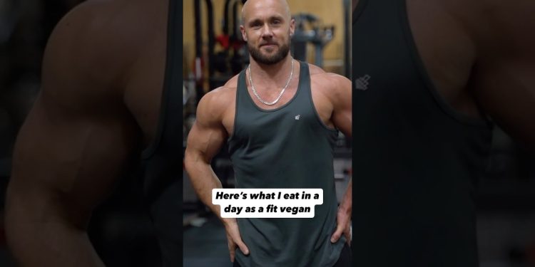 What I eat in a day 💪 #shorts #vegan