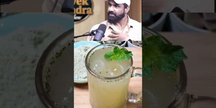 Nitesh Soni's SURPRISING Healthy Alternative to Fizzy Drinks! #shorts #easyrecipe