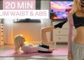 20 MIN PILATES WORKOUT for a SLIM WAIST & FLAT ABS //  NO EQUIPMENT