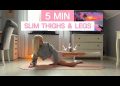5 MIN SLIM THIGH WORKOUT // Lose Inner & Outer Thigh Fat FAST (No Equipment)