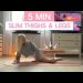 5 MIN SLIM THIGH WORKOUT // Lose Inner & Outer Thigh Fat FAST (No Equipment)