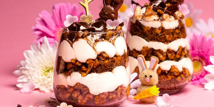 Vegan Carrot Cake Tiramisu Jars