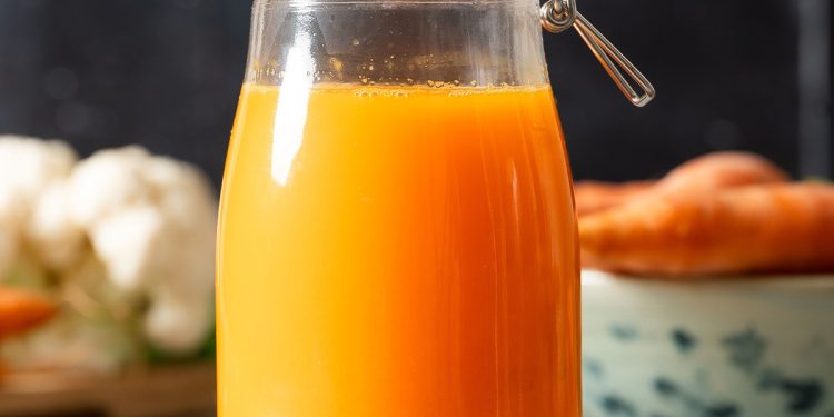 Carrot Turmeric Juice (Homemade)