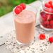 Vegan Chocolate Raspberry Banana Smoothie