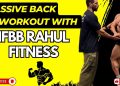 WORKOUT WITH IFBB PRO RAHUL💪