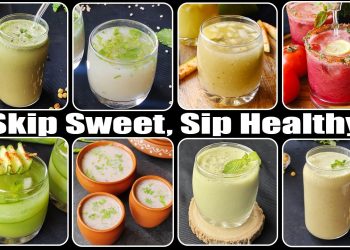 8 NO SUGAR Gut-Friendly Savoury Summer Drinks | Healthy Drinks Recipe | Refreshing Probiotic Drinks