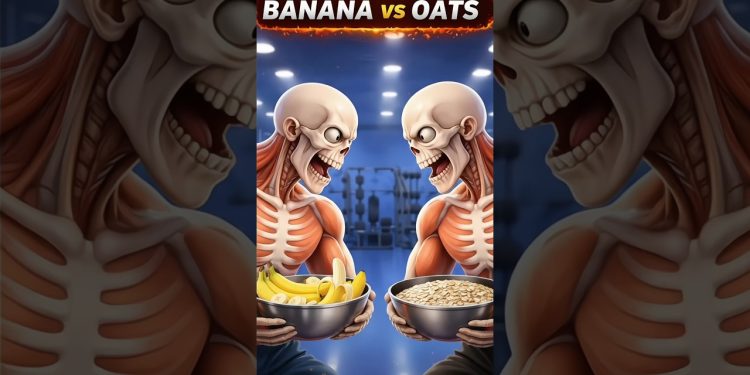 Banana VS Oats Kaun Hai Jyada Powerful? #fitness #Shorts