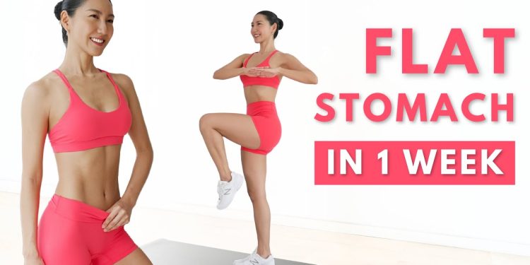 15 MIN STANDING FLAT STOMACH WORKOUT 🔥 BURN LOWER BELLY FAT (NO EQUIPMENT)