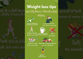 Weight loss tips.. 7 రోజుల్లో సులువుగా బరువు తగొచ్చు |weight loss | Diet |  tips | #weightlosss