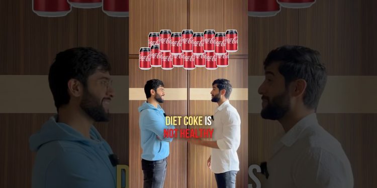 Is DIET COKE Healthy 🤔 #fitness #food #health #nutrition #sugar