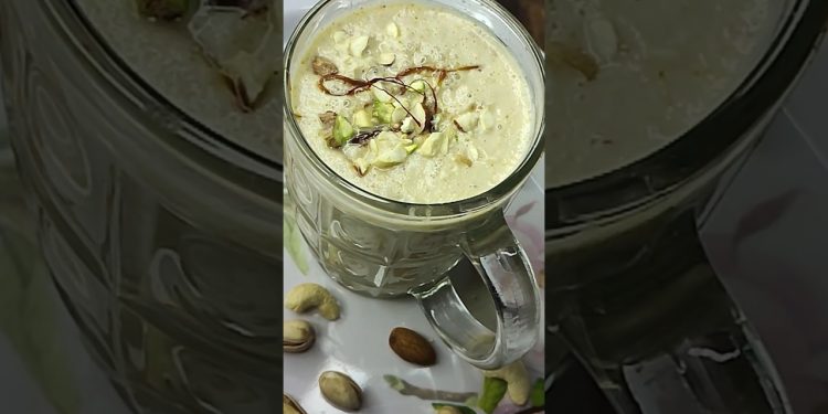 Dry Fruits Milkshake Healthy Drink  | Easy & Tasty Milkshake #shorts #short #asmr