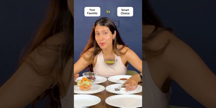 Your Favorite v/s Smart Choice #nutrition #foodsecrets #diet #myhealthbuddy
