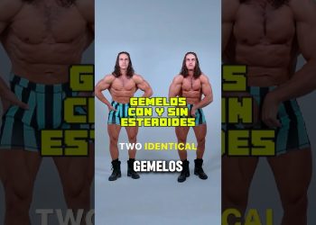Gemelo con química vs sin química 😨•#gym #fitness #culturismo #gimnasio #fit