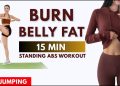 Burn Belly Fat Fast in 7 Days🔥15 MIN Standing Abs Workout – No Squat, No Lunge, No Jumping| Emma Fit