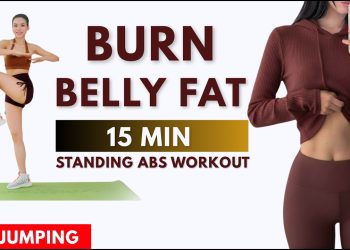 Burn Belly Fat Fast in 7 Days🔥15 MIN Standing Abs Workout – No Squat, No Lunge, No Jumping| Emma Fit