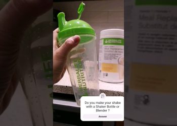 How To Make Herbalife Weight Loss Shake FAST ⚡Formula 1 Shake & Simply Probiotics #herbalifeshake