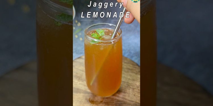 Healthy Lemonade Recipe without Refined Sugar | Nimbu Shikanji Recipe | Jaggery Nimbu Pani