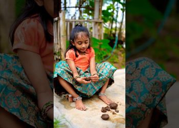 Heart of light! #villagelife #ytshorts #onam #nature #chinnima