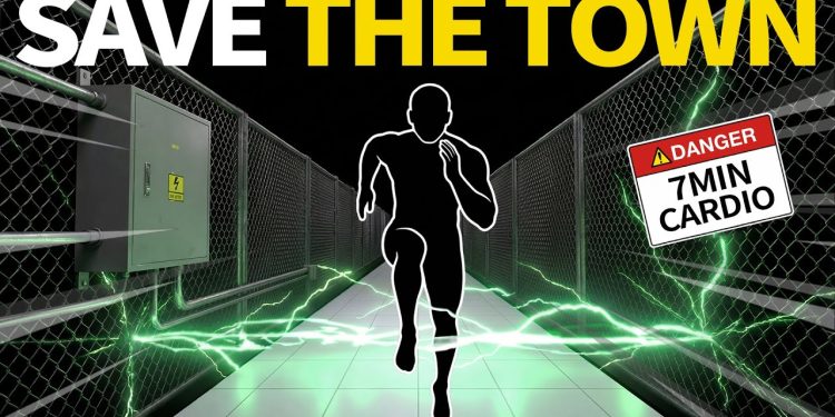 Immersive Interactive Warm-up | Save The Town Theme | Run Cardio Workout