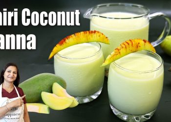 Raw Mango Coconut Cooler | Healthy Probiotic Gut-friendly No Sugar Summer Drink | Aam Panna Recipe