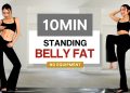 10min STANDING ABS WORKOUT 🔥| Lose Belly Fat & Get a Flat Stomach (No Equipment)
