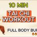 10-Min Tai Chi Fitness Workout for Full Body Strength & Balance