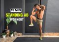 Try This 15 Min STANDING ABS Workout |  2 in 1 AB & HIIT Workout Routine – No Equipment