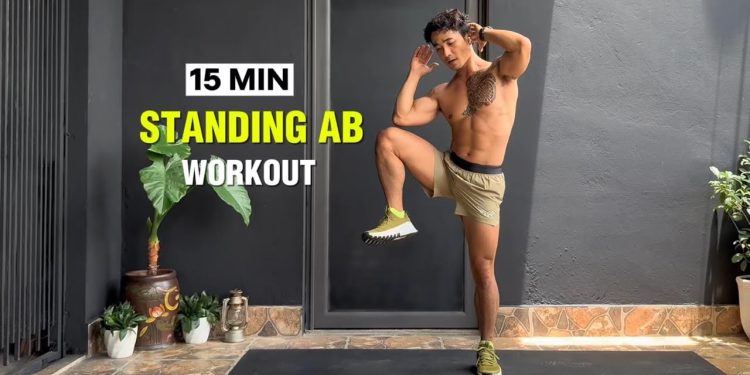 Try This 15 Min STANDING ABS Workout |  2 in 1 AB & HIIT Workout Routine – No Equipment