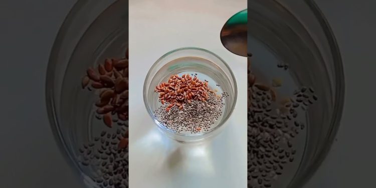 Chia Seed Fenugreek Seeds and Flaxseed Morning Healthy Drink