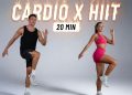 20 MIN CARDIO HIIT WORKOUT – ALL STANDING – Full Body, No Equipment, No Repeats