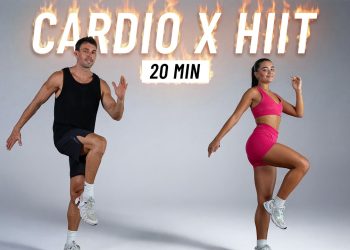 20 MIN CARDIO HIIT WORKOUT – ALL STANDING – Full Body, No Equipment, No Repeats