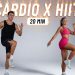 20 MIN CARDIO HIIT WORKOUT – ALL STANDING – Full Body, No Equipment, No Repeats