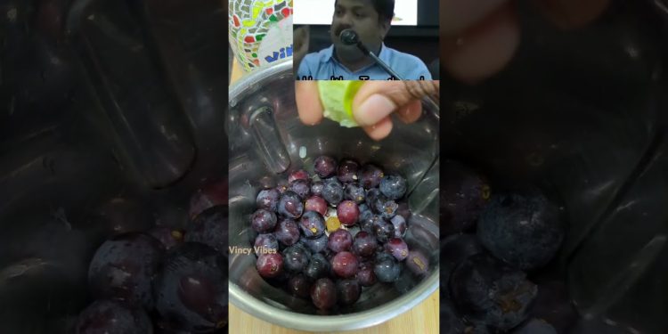 Grapes 🍇 juice l healthy juice #shorts #healthydrink