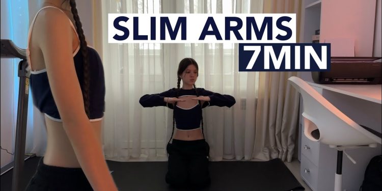 7MIN SLIM & LEAN MODEL ARMS WORKOUT // Kneeling Only // No Equipment
