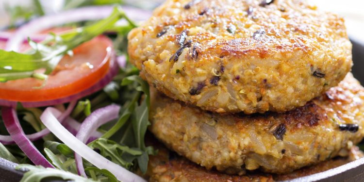 Vegan Quinoa and Wild Rice Burgers