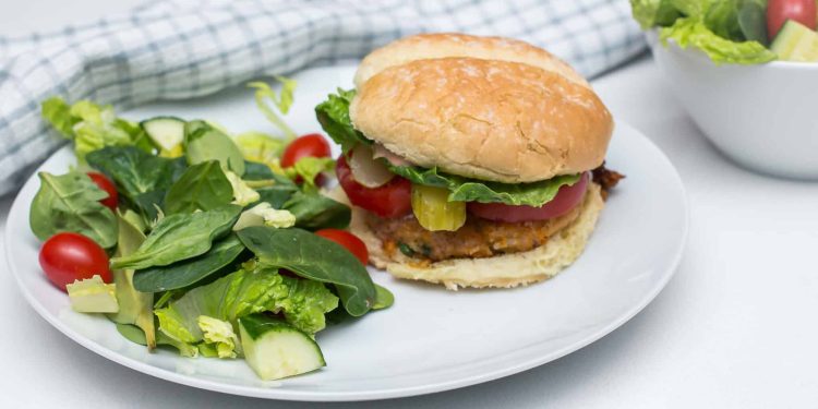Chickpea and Sweet Potato Burger
